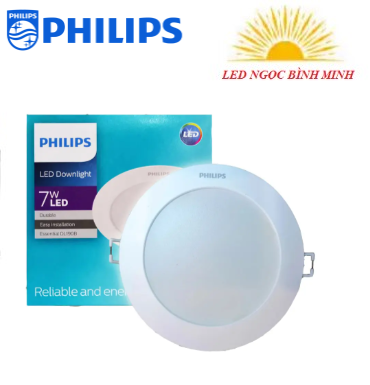 Đèn led downlingt âm trần philips Eridani DL190B LED6 D100 7W