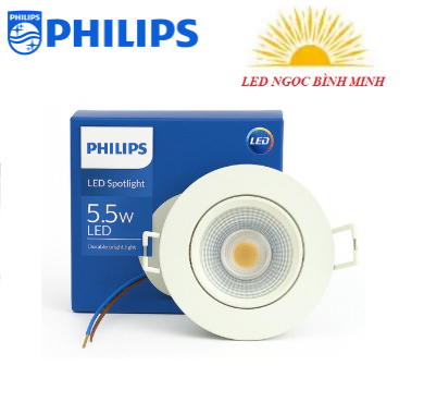 Đèn âm trần thay đổi góc chiếu linh hoạt 1 trục Philips SL190