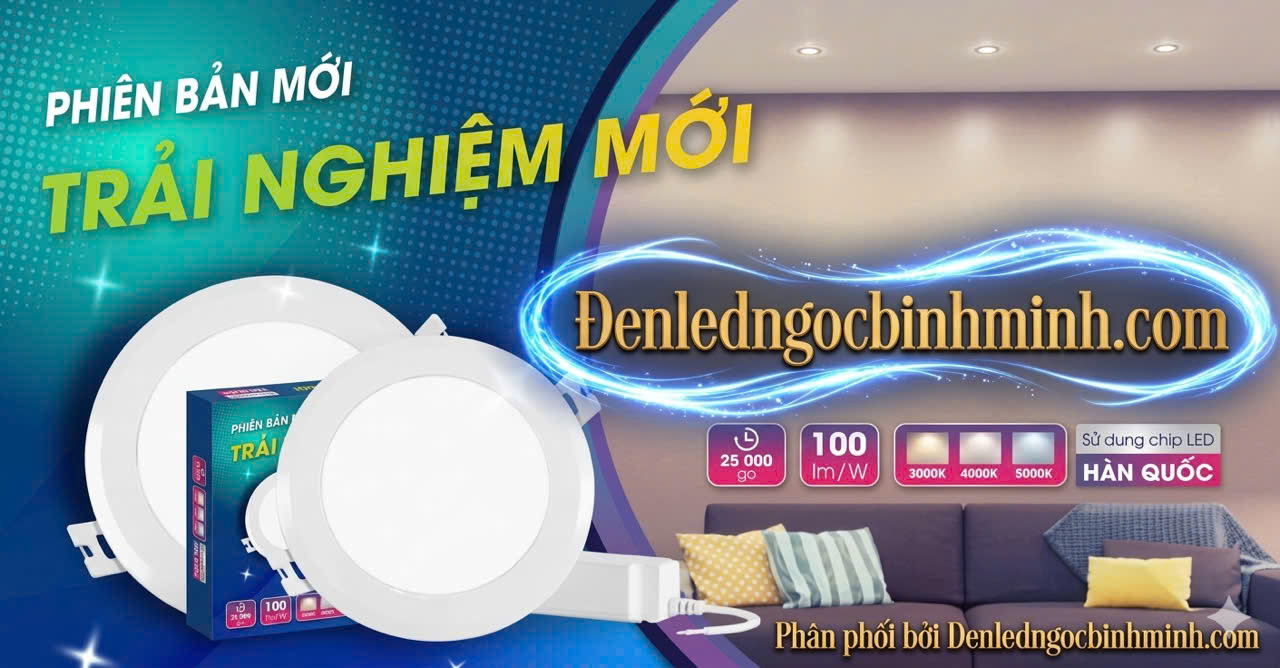 Đèn LED 16W Rạng Đông – Lựa chọn chiếu sáng tối ưu cho mọi không gian
